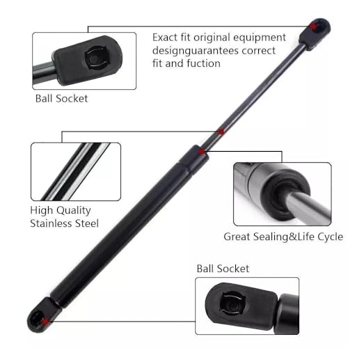 Asical Motorhaubenheberstütze Gasfeder Motorhaube Dämpfer Gasfeder Federbeinfedern passend für 2003-2015 Transporter T5 T6 Minibus Autozubehör Teil# 7E0823359 7H0823359A 7H0823359C