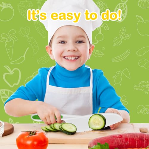 50% Off Montessori Kitchen Toys for Toddlers - Real Knife Set