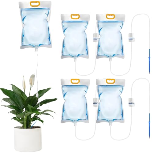 3 Pezzi Irrigazione a Goccia per Vasi, Irrigazione Automatica Vasi 200 ml, Innaffiare Piante in Vacanza, Lampadine Autoirriganti Bulbi per Vasi e Piante, Fiori e Bonsai, Trasparente (Stella