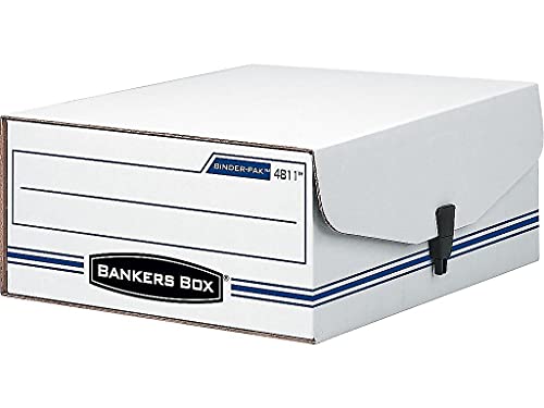 Bankers Box 48110 Storage File Box, Snap Close, 9-1/8-Inch x11-3/8-Inch x4-3/8-Inch, WE/BE