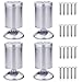 Patas para Muebles Acero Inoxidable,4 Piezas Cocina patas regulables Patas de sofá Patas de mueble altura ajustable,para Mesas Armarios Sofás Camas