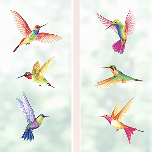 Vinilos decorativos de colibríes BASHOM para pared miniatura 3