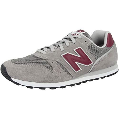 Image of New Balance Men's 574 V2 Trainers, Grey Grey Red Ad, 9