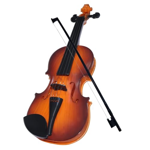 JING SHOW BUSSINESS - Juguete de violín de 16 pulgadas para niños, 4 cuerdas, instrumentos musicales...