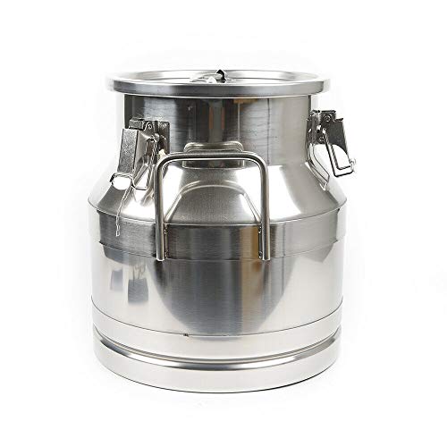 Bidon à lait 20L en inox avec joint silicone étanche pour conservation