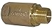 Dixon 61-201 Brass Ball Cone Check Valve MNPT x FNPT, Domestic, 1/4"