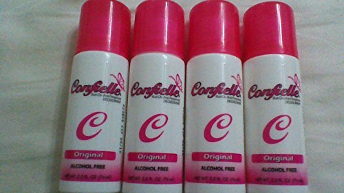 LOT OF 4 Confielle Roll-On Deodorant Original Scent 2.5 OZ NEW by CONFIELLE