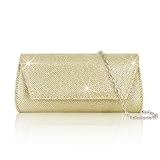ZGZUN Evening Bag Clutch Purses for Women Ladies Girls Sparkling Mini Handbag Wedding Party Cocktail Prom Purse Crossbody Shoulder Envelope Bag with Detachable Chain
