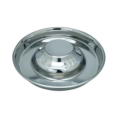 Royal sapphire Stainless Steel Puppy Bowl,Puppy Food Bowl,Puppy Bowl for Small Dogs,11.4'',Puppy Saucer,Puppy Supplies,Puppy Feeder,Puppy Feeding Bowls for Litters (Single Piece) Cover