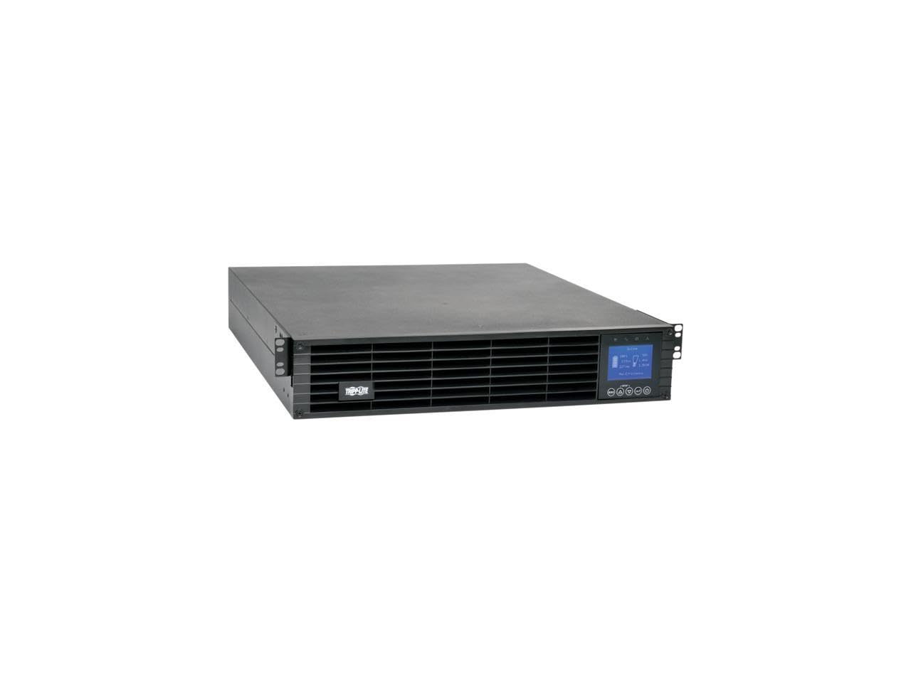 Tripp Lite SmartOnline 3kVA 2.7kW Double-Conversion UPS, 208/240V, Extended Run, Network Card Slot, LCD, USB, DB9, 2U Rack-Mount, Energy Star, 2 Year Warranty & $250,000 Insurance (SU3000LCD2UHV)
