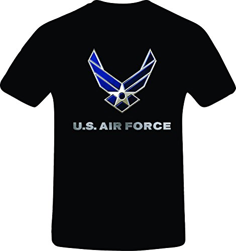 US Air Force, Custom Tshirt (XL, Black)