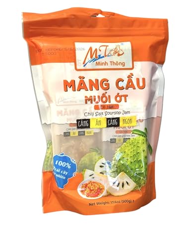 Fresh Soursop Real Fruit (1 PACK, SOURSOP WITH CHILI SALT WITH SEED)