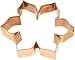 Old River Road Flower Shape Cookie Cutter, Copper