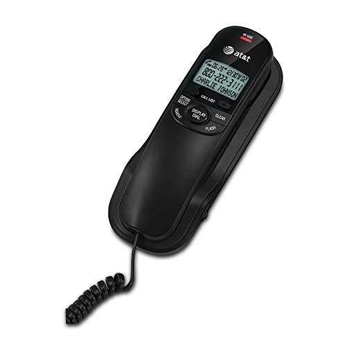 At&T Tr1909B Trimline Corded Phone With Caller Id, Black #TOP2