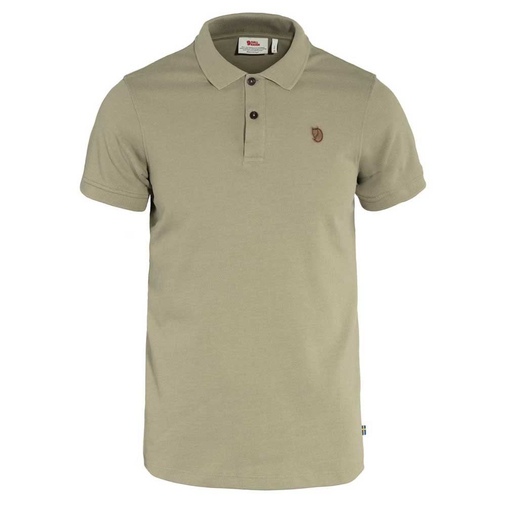 Fjallraven 81511-195 Övik Polo Shirt M T-Shirt Men's Sand Stone Size XL