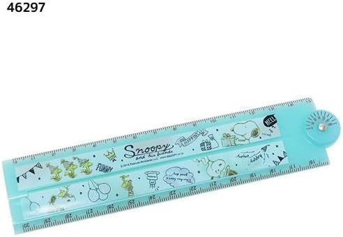 Amazon スヌｰピー ものさし 分度器付き30cm折りたたみ定規 パーティ ロゴ ピーナッツ パーティ 文房具 オフィス用品 文房具 オフィス用品