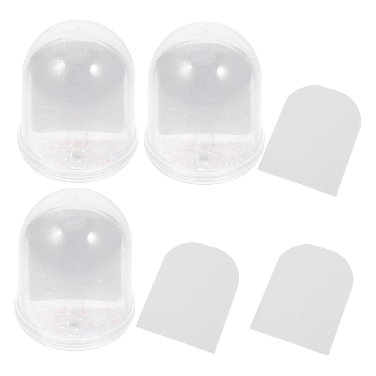 Anneome Snow Globe Ornaments for Boys and Girls DIY Snow Globes Miniature Goblet Craft Kit with Photo Frame Holiday Decorations