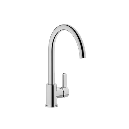 Kohler Atom Swivel Kitchen Tap, Brass, Polished Chrome