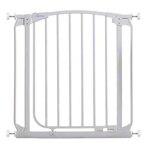Dreambaby Chelsea Auto-Close Security Baby Safety Gate-White - Model F160W, 28-32 Inch