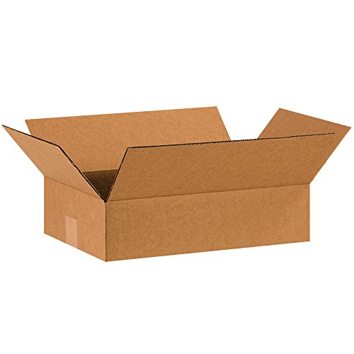 Image of TAPE LOGIC 16 x 10 x 4 Corrugated Cardboard Boxes, Flat 16 inchL x 10 inchW x 4 inchH, Pack of 25 | Shipping, Packaging, Moving, Storage Box for Home or Business, Strong Wholesale Bulk Boxes