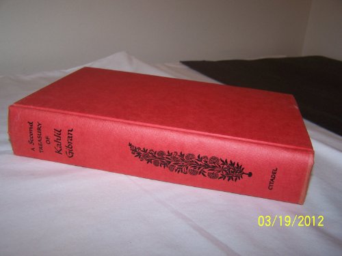 A Second Treasury of Kahil Gibran B004BHEJ82 Book Cover