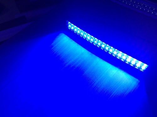 Vivid Light Bars 21.5" color changing dual row amber light bar off road curved led light bar for trucks,with wireless remote controllor (white and blue)