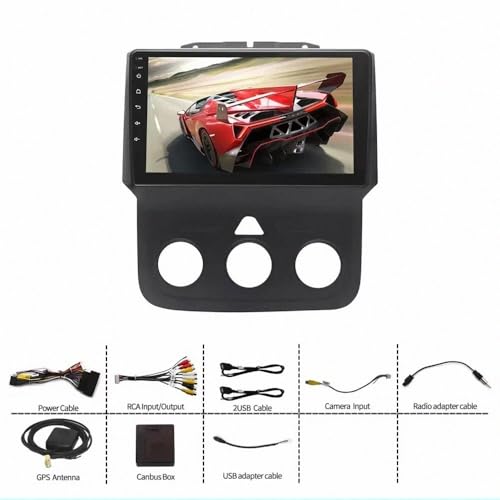 Pantalla de Coche con Carplay para Dodge RAM 2500 2012-2018 Bluetooth 7