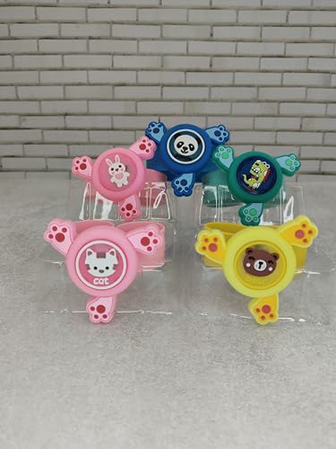 Image of Spinning Slap Band | Cute Cartoon Bracelet for Kids | Wrist Band with Flashing Lights | Return Gift for Birthday