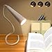 Lampada da Lettura LED Ricaricabile con USB-C, 360° Flessibile, 3 Colori di Luce Regolabili, 3 Livelli di Luminosità, 1200 mAh, Portatile senza Fili per Casa, Studio, Ufficio e Viaggi immagine