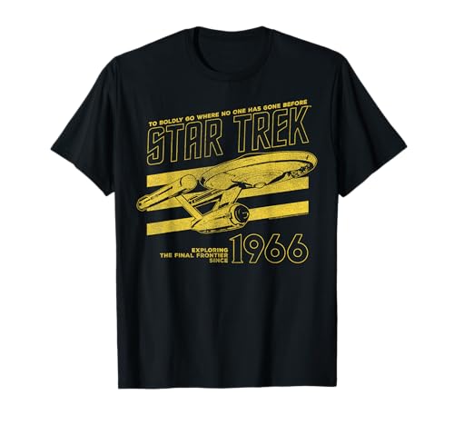 Star Trek: The Original Series Enterprise 1966 Collegiate T-Shirt