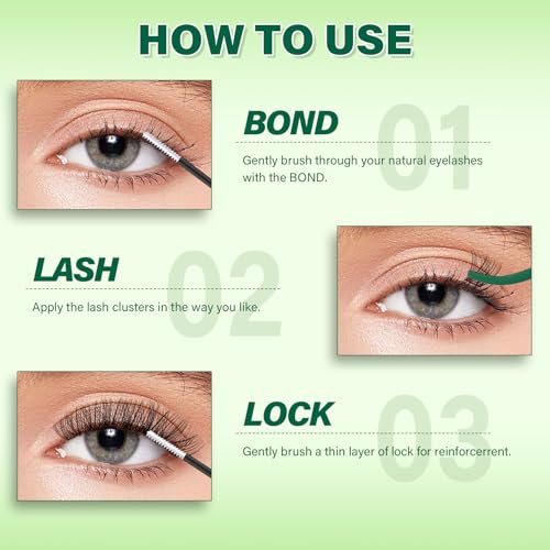 Image of KEYYOU 10ml Lash Glue White Lash Bond and Seal Waterproof Lash Cluster Glue