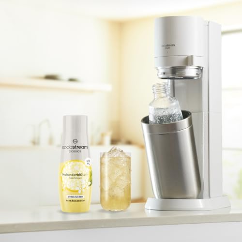 SodaStream Sirup Holunderblüte ohne Zucker, 1x Flasche ergibt 9 Liter Fertiggetränk, Sekundenschnell zubereitet und immer frisch, 440 ml 5