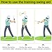 Retractable Golf Swing Aid for Golf Speed Training, Rhythm Click Golf Swing Trainer for Indoor Golf Practice & Outdoor Warm Up, Left-Handed Golf Grip Trainer for Improving Hitting Strength & Tempo