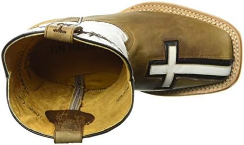 Tin Haul Shoes Boys' CROSSES Western Boot, Tan, 9 Medium US Toddler | Image 4