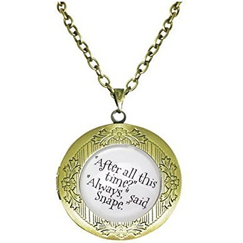 Preisvergleich Produktbild Nach dieser Zeit immer gesagt Snape, Severus Snape, Medaillon Halskette