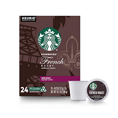 Starbucks French Roast Coffee K-Cup Pods | Dark Roast | Coffee Pods