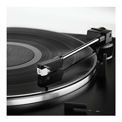 Image of Audio-Technica AT-LP60XBT-USB-BK Fully Automatic Belt-Drive Stereo Turntable with Bluetooth and USB | Fully Automatic Belt-Drive, Bluetooth 5.0 with Aptx, USB a and D 16-Bit 44.1 /48khz, 33 /45 Rpm, Built-in Phono Preamp