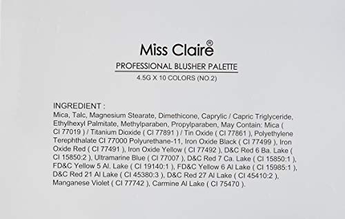 Image of Miss Claire Professional Eyeshadow Palette 4, Multi, 48 g