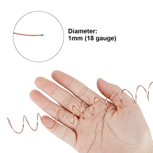 Image of Tenn Well 165ft 18 Gauge Aluminum Wire Copper Bendable for Jewelry