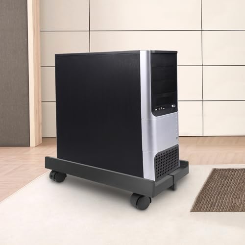 Support CPU pour Tour de Bureau et PC avec 4 Roulettes