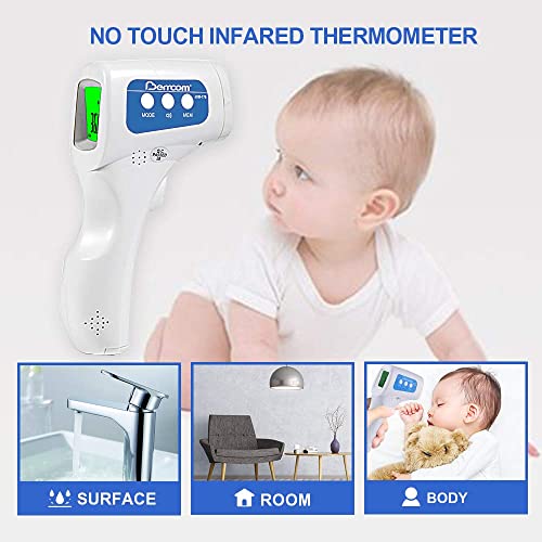 Berrcom Fieberthermometer Kontaktlos Infrarot Stirnthermometer für Babys Thermometer Digitales...