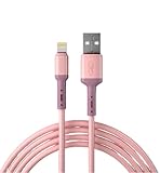 ⭐️⭐️⭐️⭐️⭐️CARGA RÁPIDA Y SINCRONIZACIÓN - Nuestro cable iPhone está hecho de alambre de cobre recubierto de estaño de alta calidad, que lo admite hasta una velocidad de carga máxima de hasta 2.4 A y una alta transmisión de datos a 480 Mbps. La carga la realiza hasta un 50% más rápido que los cables normales.