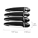 4PCS Car Door Handles Cover Sticker Carbon Style ABS Decal Trim Exterior Accessories fit for BMW E90 E92 E93 F30 F34 3GT F32 F33 F36 E84 E70 E71 F25 F26