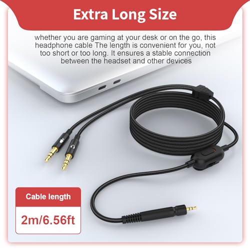 Cable AUX para auriculares GSP 600, 2 m, negro miniatura 6