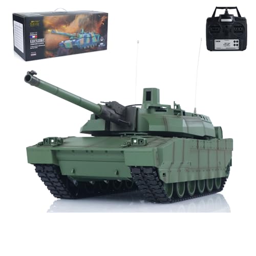 Char d'assaut télécommandé Leclerc 1/16 pour simuler des batailles avec tir de billes BB et recul