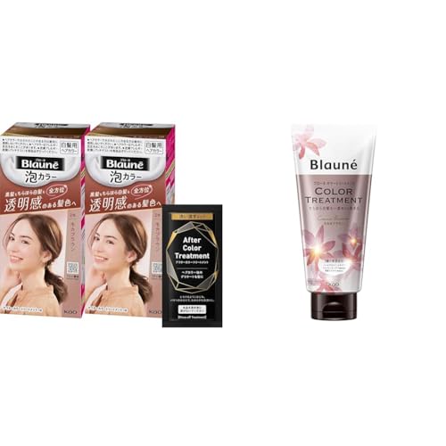 ブローネ泡カラー 2N より明るいナチュラリーブラウン ×2個+トリートメントサンプル&ブローネ カラートリートメント カカオブラウンのサムネイル