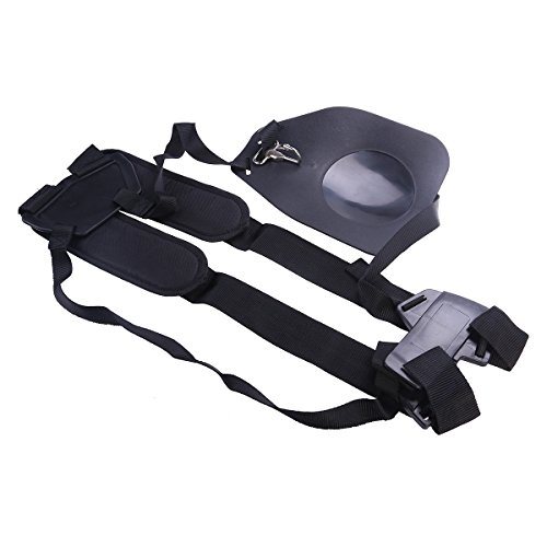 WINOMO Harness for Brush Cutter Trimmer Lawn Mower Adjustable Double Shoulder Strap