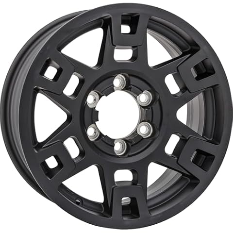 Factory Wheel Replacement New Sport Matte Black Wheel Rim 17x7" 17" Inch 2016-2020 Toyota Tacoma 2015-2023 Toyota 4Runner- ALY75167U47N | Direct Fit - OE Stock Specs Cover