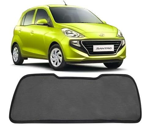 Image of Autofact Dicky Curtain for Hyundai Santro 2018-2025 | Custom Fit Rear Windshield Sunshade | UV & Heat Protection | Foldable Mesh | Privacy & Cooling Car Accessory