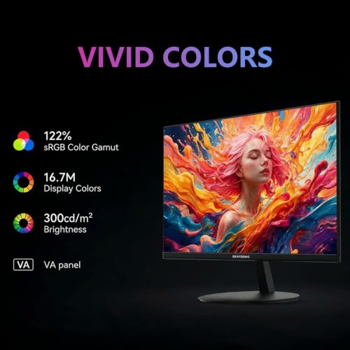 Image of 24 Inch Monitor 100Hz 1ms, AMD FreeSync, 100% sRGB, Eye Care